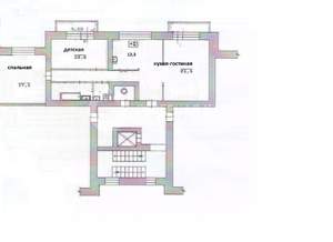 3-к квартира, вторичка, 84м2, 6/9 этаж