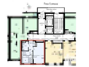 1-к квартира, сданный дом, 34м2, 5/19 этаж