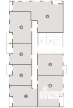 1-к квартира, вторичка, 52м2, 8/16 этаж
