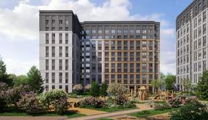 3-к квартира, строящийся дом, 62м2, 5/22 этаж