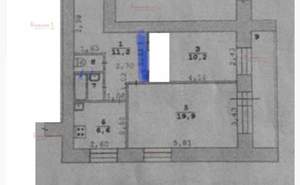 2-к квартира, вторичка, 52м2, 7/12 этаж
