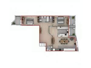 3-к квартира, вторичка, 104м2, 2/16 этаж