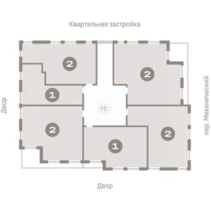 1-к квартира, вторичка, 64м2, 7/8 этаж