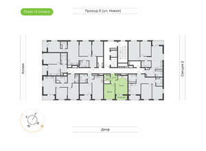 1-к квартира, вторичка, 40м2, 13/17 этаж