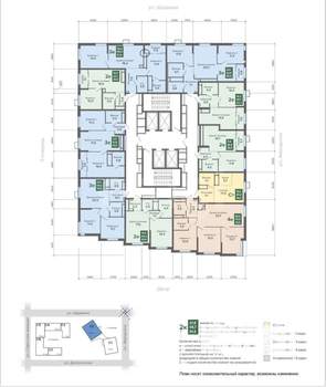 2-к квартира, вторичка, 55м2, 24/29 этаж