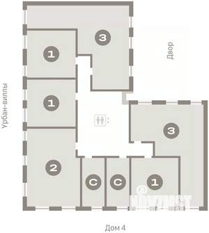 3-к квартира, вторичка, 95м2, 4/7 этаж