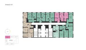 1-к квартира, вторичка, 55м2, 22/31 этаж