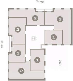 1-к квартира, вторичка, 36м2, 6/7 этаж