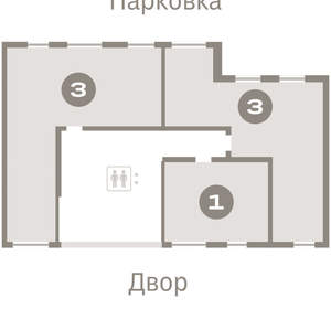2-к квартира, вторичка, 77м2, 9/9 этаж