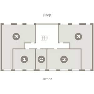 1-к квартира, вторичка, 40м2, 5/9 этаж