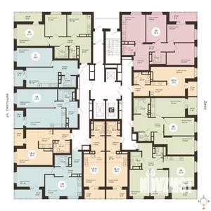2-к квартира, сданный дом, 64м2, 25/25 этаж