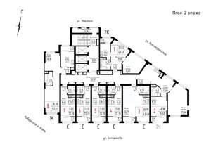 Студия квартира, строящийся дом, 23м2, 2/25 этаж