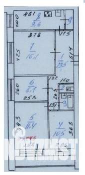4-к квартира, вторичка, 73м2, 8/12 этаж