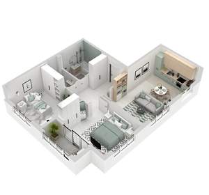 2-к квартира, вторичка, 65м2, 15/31 этаж