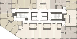 1-к квартира, вторичка, 35м2, 28/30 этаж