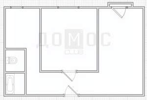 2-к квартира, вторичка, 43м2, 2/5 этаж