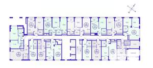 2-к квартира, строящийся дом, 47м2, 28/28 этаж