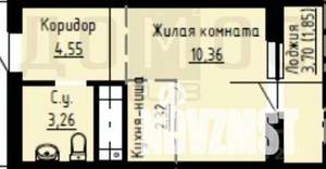 Студия квартира, вторичка, 24м2, 24/31 этаж