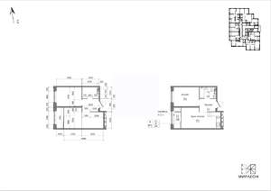 1-к квартира, вторичка, 40м2, 12/26 этаж