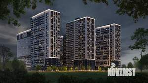 1-к квартира, строящийся дом, 40м2, 12/25 этаж