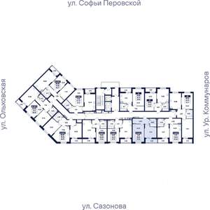 1-к квартира, вторичка, 40м2, 3/17 этаж