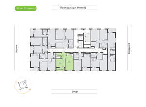 1-к квартира, вторичка, 41м2, 3/17 этаж