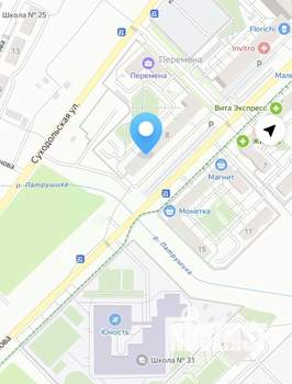 Студия квартира, вторичка, 31м2, 3/25 этаж