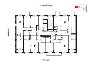 2-к квартира, вторичка, 60м2, 5/25 этаж