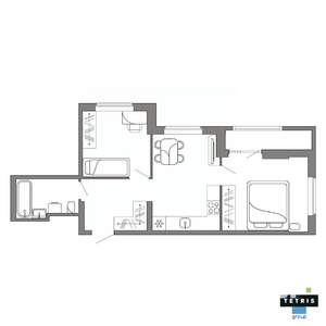 2-к квартира, вторичка, 49м2, 7/32 этаж