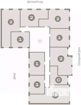 1-к квартира, вторичка, 36м2, 4/8 этаж