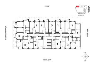 1-к квартира, вторичка, 35м2, 25/25 этаж