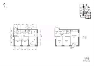 2-к квартира, вторичка, 66м2, 9/26 этаж