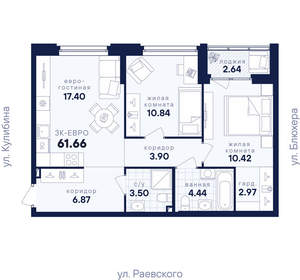 2-к квартира, вторичка, 62м2, 9/25 этаж