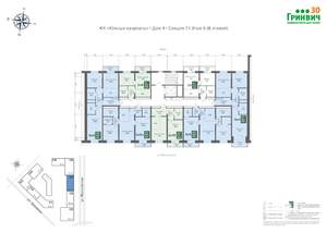 1-к квартира, вторичка, 46м2, 6/24 этаж