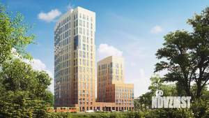 2-к квартира, строящийся дом, 60м2, 3/25 этаж