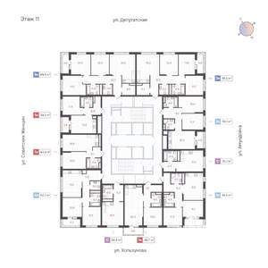 2-к квартира, вторичка, 59м2, 11/31 этаж