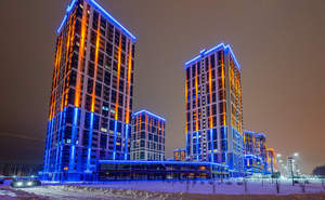 2-к квартира, строящийся дом, 65м2, 19/22 этаж