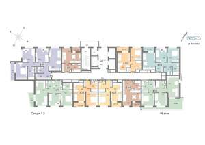 2-к квартира, строящийся дом, 70м2, 10/25 этаж