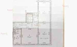 3-к квартира, вторичка, 64м2, 6/9 этаж