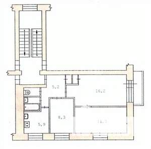 3-к квартира, вторичка, 51м2, 3/5 этаж