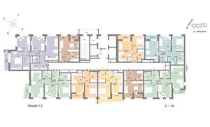 2-к квартира, вторичка, 64м2, 2/25 этаж