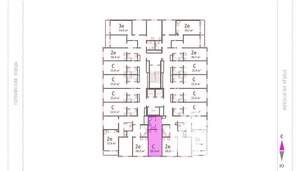 1-к квартира, вторичка, 38м2, 18/25 этаж