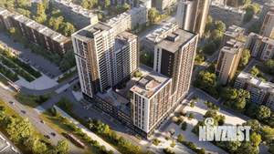 3-к квартира, строящийся дом, 75м2, 10/25 этаж