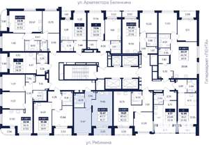 1-к квартира, вторичка, 42м2, 23/26 этаж