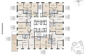 2-к квартира, вторичка, 63м2, 3/18 этаж