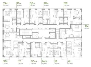 1-к квартира, вторичка, 35м2, 20/29 этаж