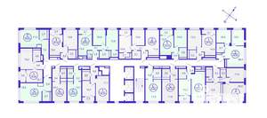 2-к квартира, строящийся дом, 52м2, 10/28 этаж