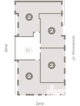 2-к квартира, вторичка, 122м2, 7/7 этаж