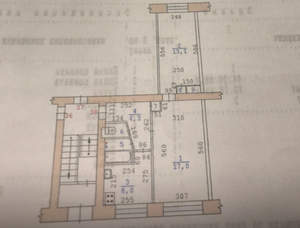 2-к квартира, вторичка, 44м2, 1/5 этаж