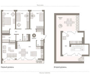 3-к квартира, вторичка, 175м2, 7/17 этаж